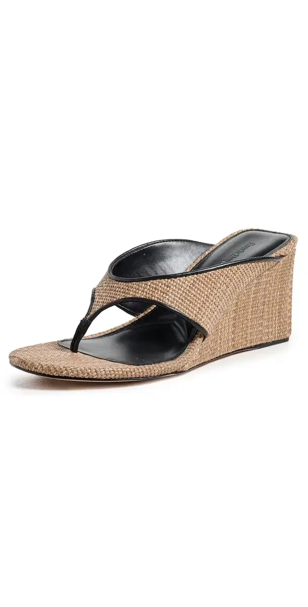 Favorite Daughter Emerson Too Sandals Dk Natural/Black