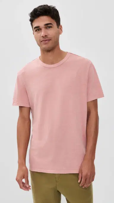 Marine Layer Relaxed Hemp Cotton Tee Withered Rose | Thumbnail 2 Marine Layer Relaxed Hemp Cotton Tee Withered Rose | Thumbnail 2