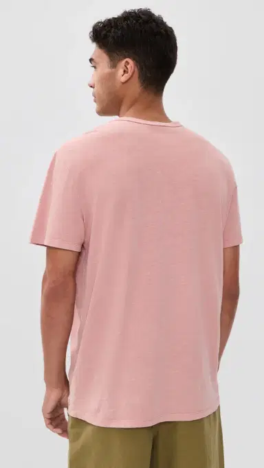 Marine Layer Relaxed Hemp Cotton Tee Withered Rose | Thumbnail 3 Marine Layer Relaxed Hemp Cotton Tee Withered Rose | Thumbnail 3