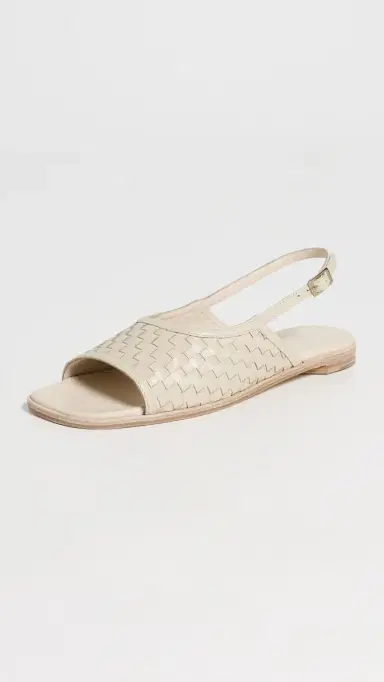 FRĒDA SALVADOR Carmen Sandals Vanilla Woven Calf | Thumbnail 2