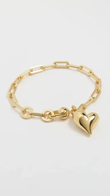 Jenny Bird Puffy Heart Bracelet High Polish | Thumbnail 2