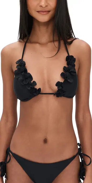 Ramy Brook Floral Nikoleta Bikini Top Black | Thumbnail 1 Ramy Brook Floral Nikoleta Bikini Top Black | Thumbnail 1