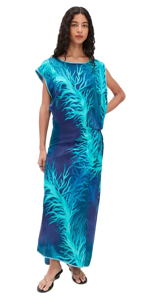 F.R.S For Restless Sleepers F. R. For Restless leepers Briseide Dress Corals Bleu