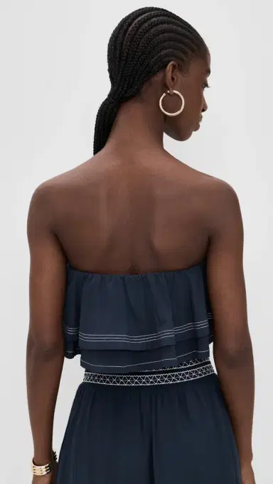 Ramy Brook Poppy Top Navy L | Thumbnail 3