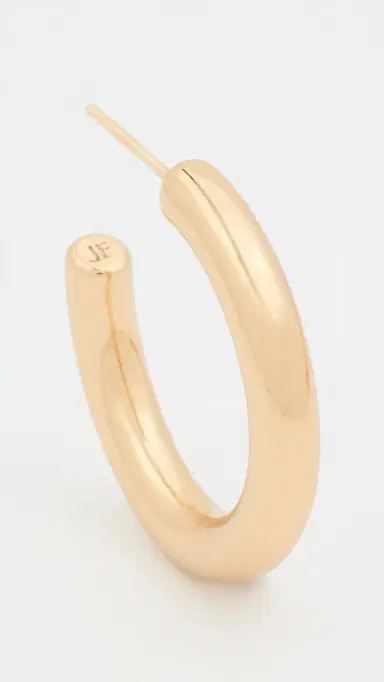 Jennifer Fisher Lilly Huggies Yellow Gold One Size | Thumbnail 4