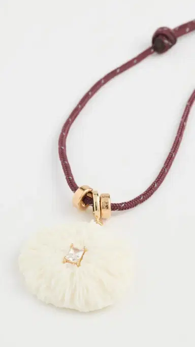 éliou Coral Necklace Purple One Size | Thumbnail 4