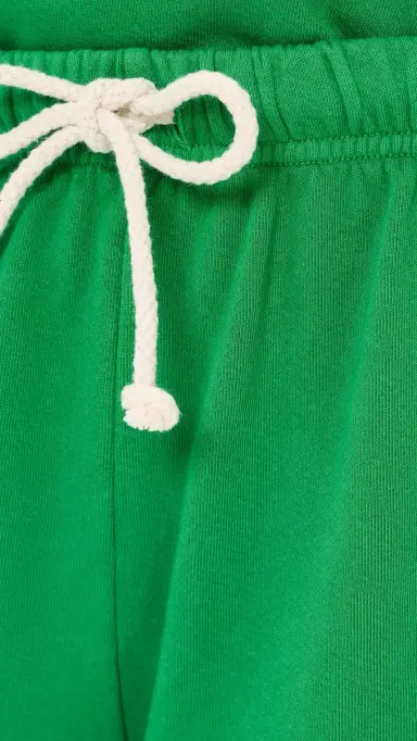 perfectwhitetee Layla French Terry Sweat Shorts Grass | Thumbnail 6