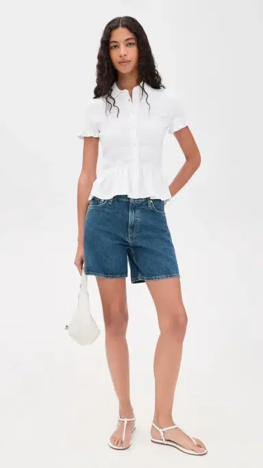 Veronica Beard Jean Ellisandra Top White | Thumbnail 5 Veronica Beard Jean Ellisandra Top White | Thumbnail 5