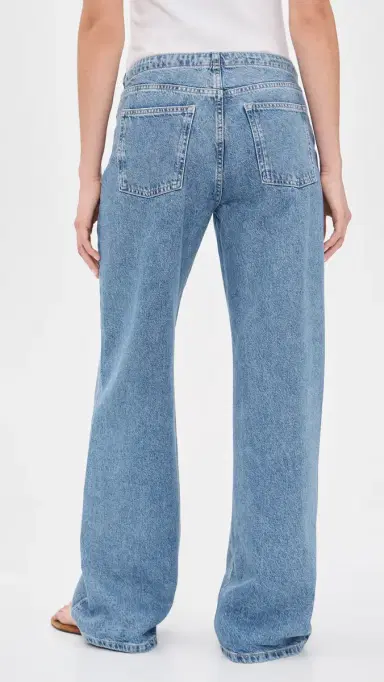 WARP + WEFT The Big Easy Pull On Wide Leg Jeans Cleo | Thumbnail 3