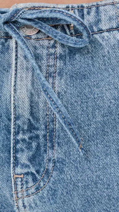WARP + WEFT The Big Easy Pull On Wide Leg Jeans Cleo | Thumbnail 6