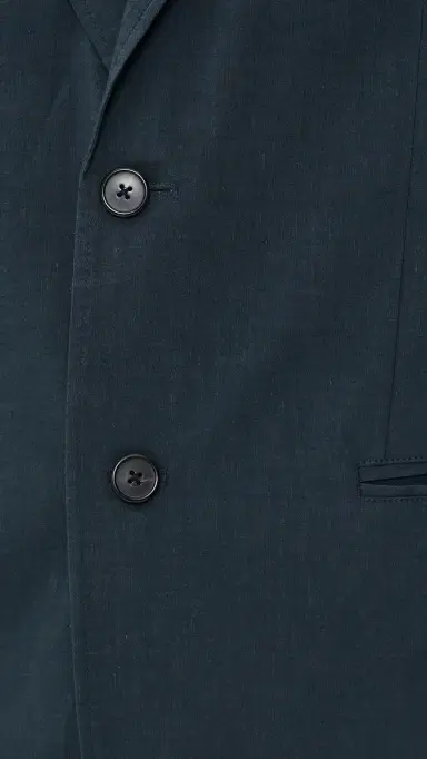 Theory Clinton Blazer in Good Linen Dark Blue Wing | Thumbnail 6