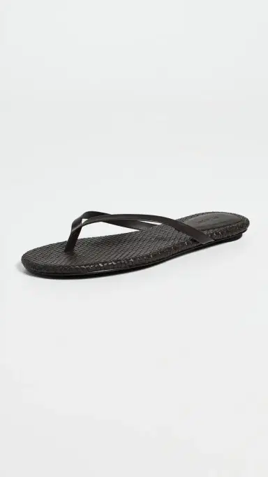 St. Agni Woven Flip Flops Coffee | Thumbnail 2