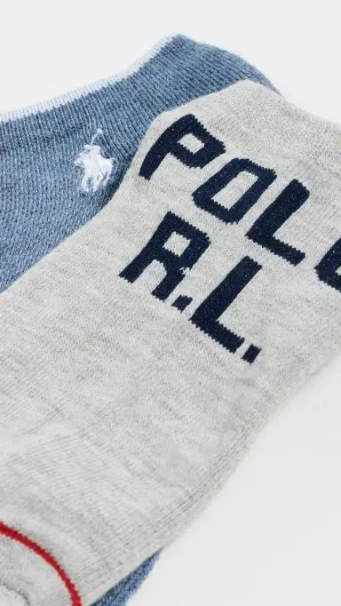 Polo Ralph Lauren Low Cut Socks 6 Pack | Thumbnail 3