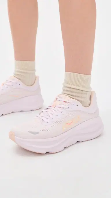 Hoka Bondi 9 Sneakers Lilac Cream/Tangerine Glow 9 | Thumbnail 3