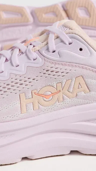 Hoka Bondi 9 Sneakers Lilac Cream/Tangerine Glow 9 | Thumbnail 6