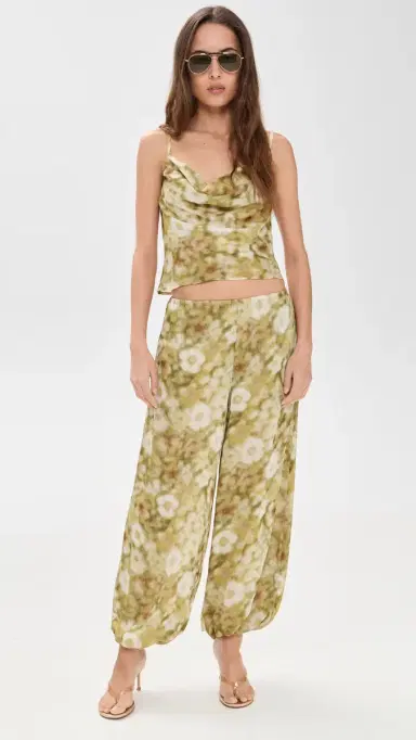 MADISON THE LABEL Frida Jeanie Balloon Pants Citrus Bloom S | Thumbnail 5