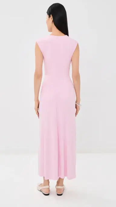 SIMKHAI Acacia Draped Jersey Maxi Dress Tulip | Thumbnail 3 SIMKHAI Acacia Draped Jersey Maxi Dress Tulip | Thumbnail 3