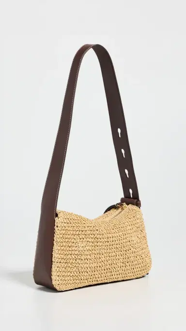 Tory Burch Romy Woven Small Shoulder Bag Natural | Thumbnail 4 Tory Burch Romy Woven Small Shoulder Bag Natural | Thumbnail 4