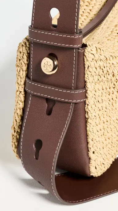 Tory Burch Romy Woven Small Shoulder Bag Natural | Thumbnail 5 Tory Burch Romy Woven Small Shoulder Bag Natural | Thumbnail 5