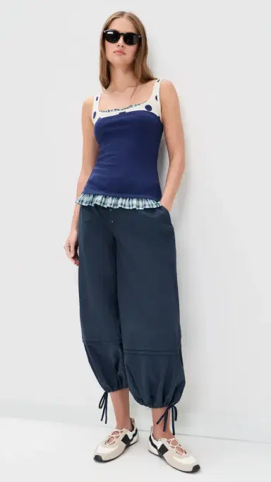 Damson Madder Idelle Jersey Top Multi | Thumbnail 5 Damson Madder Idelle Jersey Top Multi | Thumbnail 5
