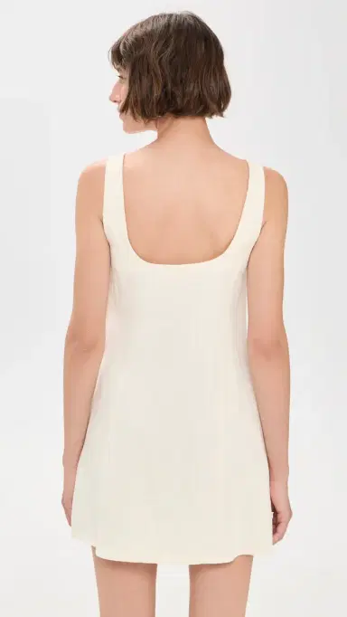 BLANKNYC Shift Mini Dress Chalk Mark (Cream) | Thumbnail 3