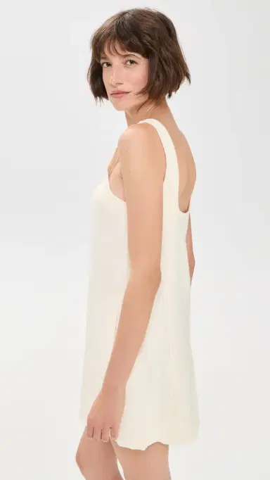 BLANKNYC Shift Mini Dress Chalk Mark (Cream) | Thumbnail 4