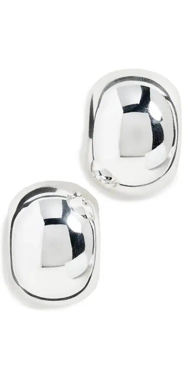 JENNY BIRD Gemma Hoops Silver One Size