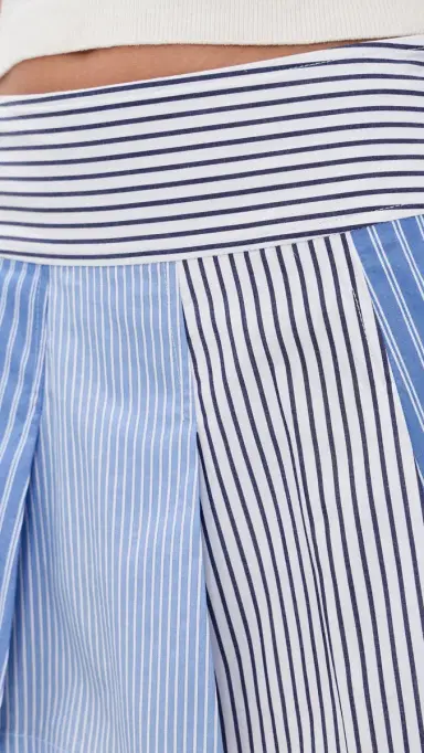 Rowing Blazers Mini Mixed tripe Pleated kirt Blue | Thumbnail 6 Rowing Blazers Mini Mixed tripe Pleated kirt Blue | Thumbnail 6