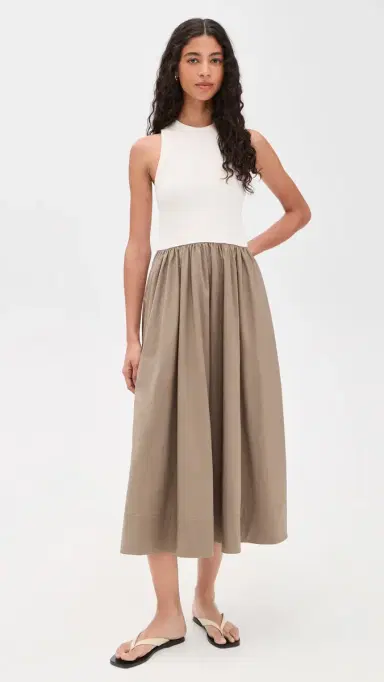 Sold Out NYC The RSVP Dress In Cream and Stone Cream & Stone | Thumbnail 2 Sold Out NYC The RSVP Dress In Cream and Stone Cream & Stone | Thumbnail 2