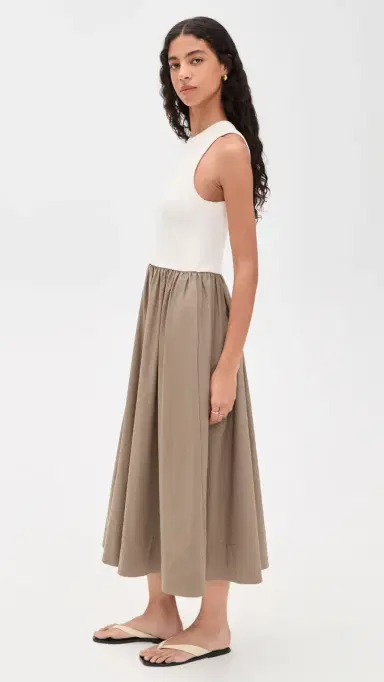 Sold Out NYC The RSVP Dress In Cream and Stone Cream & Stone | Thumbnail 4 Sold Out NYC The RSVP Dress In Cream and Stone Cream & Stone | Thumbnail 4