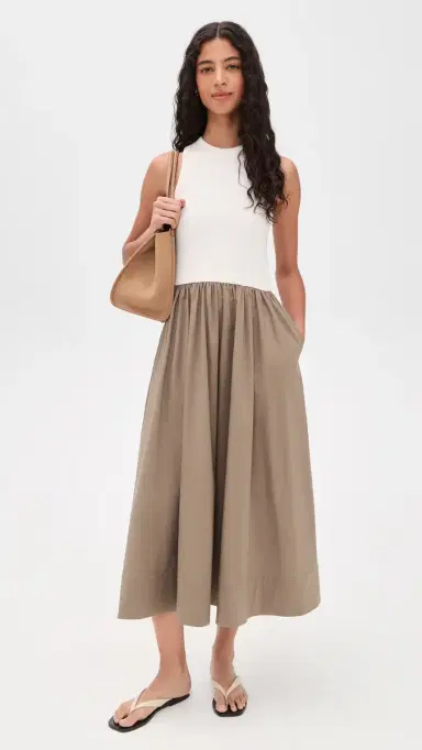 Sold Out NYC The RSVP Dress In Cream and Stone Cream & Stone | Thumbnail 5 Sold Out NYC The RSVP Dress In Cream and Stone Cream & Stone | Thumbnail 5