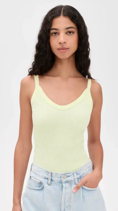 AGOLDE Jordan Tank Lemon Drop S | Thumbnail 2