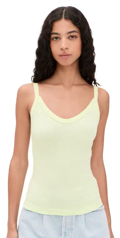 AGOLDE Jordan Tank Lemon Drop S | Thumbnail 1