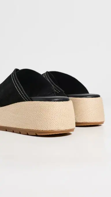 Sorel Sunpeak Platform Slide Sandals Black/Gum 2 8 | Thumbnail 4 Sorel Sunpeak Platform Slide Sandals Black/Gum 2 8 | Thumbnail 4