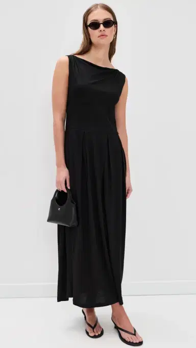 House of Dagmar Square Neck Dress Black | Thumbnail 2 House of Dagmar Square Neck Dress Black | Thumbnail 2
