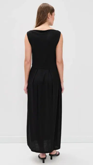 House of Dagmar Square Neck Dress Black | Thumbnail 3 House of Dagmar Square Neck Dress Black | Thumbnail 3