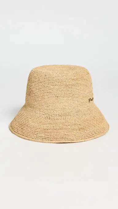 Polo Ralph Lauren Raffia Crochet Sun Hat Natural One Size | Thumbnail 2