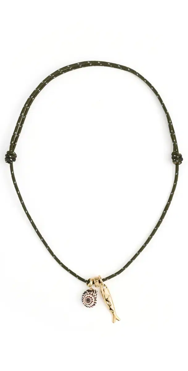 Corvo Necklace Green One Size
