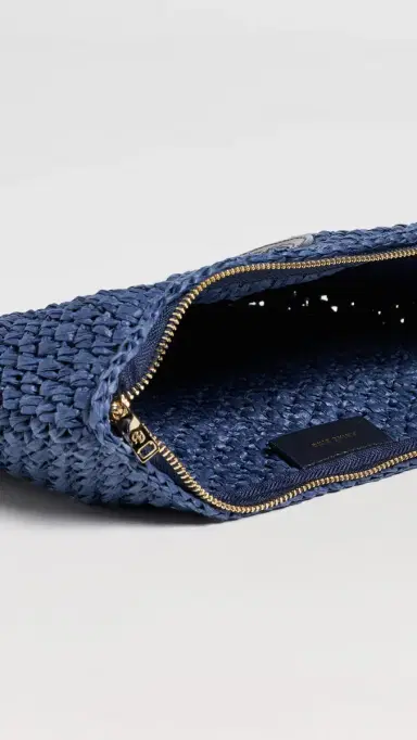 ANINE BING Rio Clutch Marine Blue One Size | Thumbnail 6 ANINE BING Rio Clutch Marine Blue One Size | Thumbnail 6