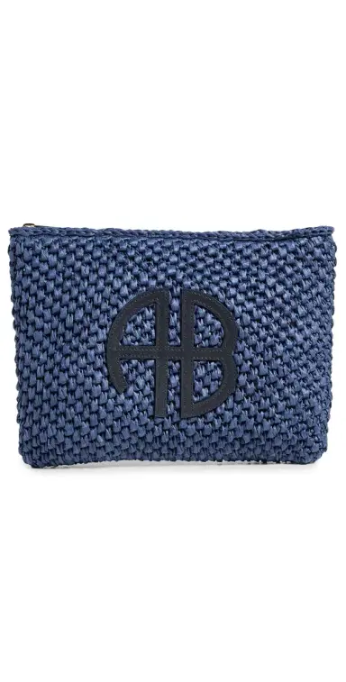 ANINE BING Rio Clutch Marine Blue One Size | Thumbnail 1 ANINE BING Rio Clutch Marine Blue One Size | Thumbnail 1