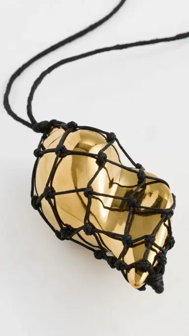 Heaven Mayhem Sterling Necklace Black/Gold One Size | Thumbnail 4 Heaven Mayhem Sterling Necklace Black/Gold One Size | Thumbnail 4