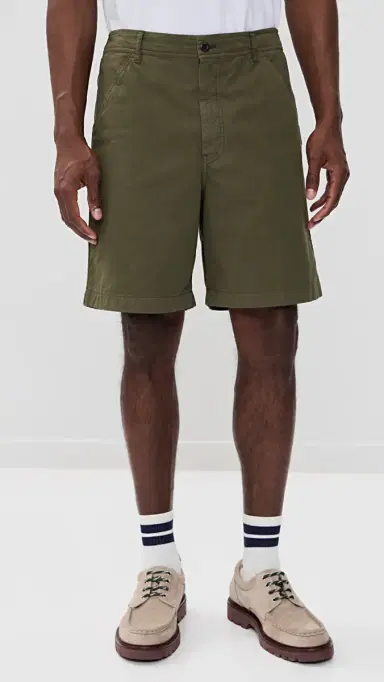 Norse Projects Kvitfjell Relaxed Cotton Twill Shorts 8 Olive Night | Thumbnail 2 Norse Projects Kvitfjell Relaxed Cotton Twill Shorts 8 Olive Night | Thumbnail 2