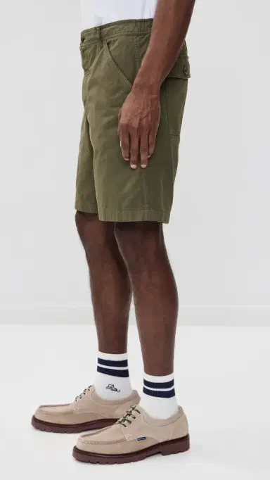 Norse Projects Kvitfjell Relaxed Cotton Twill Shorts 8 Olive Night | Thumbnail 4 Norse Projects Kvitfjell Relaxed Cotton Twill Shorts 8 Olive Night | Thumbnail 4