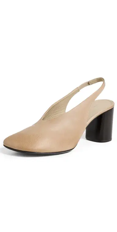 Lemaire Glove Slingback 80mm Pumps Washed Beige | Thumbnail 1 Lemaire Glove Slingback 80mm Pumps Washed Beige | Thumbnail 1