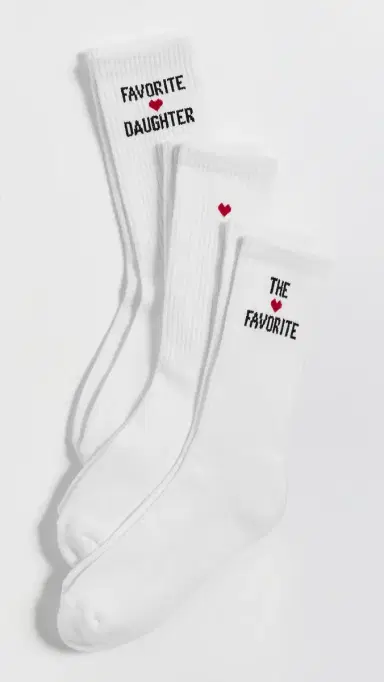 Favorite Daughter The Heart Socks 3 Pack | Thumbnail 2