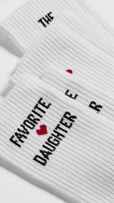 Favorite Daughter The Heart Socks 3 Pack | Thumbnail 3