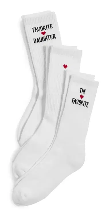 Favorite Daughter The Heart Socks 3 Pack | Thumbnail 1