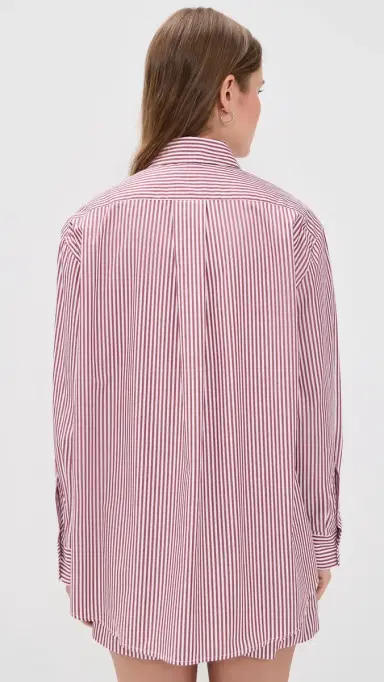 House of Dagmar Asymmetric Collared Shirt | Thumbnail 3 House of Dagmar Asymmetric Collared Shirt | Thumbnail 3