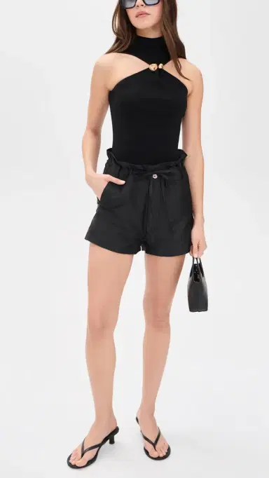 CHAN LUU Techno Taffeta Shorts | Thumbnail 5 CHAN LUU Techno Taffeta Shorts | Thumbnail 5