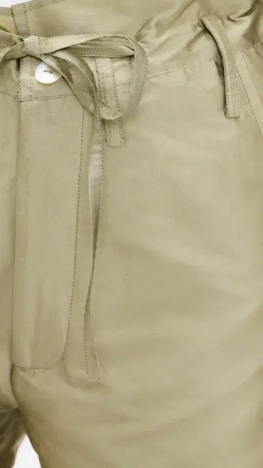 CHAN LUU Techno Taffeta Shorts Sage 3 | Thumbnail 6 CHAN LUU Techno Taffeta Shorts Sage 3 | Thumbnail 6